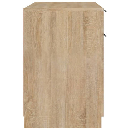 Desk Sonoma Oak 100x50x75 cm Engineered Wood