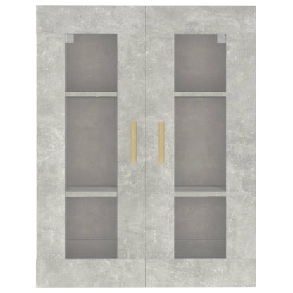Hanging Wall Cabinet Concrete Grey 69.5x34x90 cm