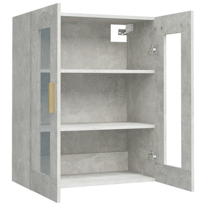 Hanging Wall Cabinet Concrete Grey 69.5x34x90 cm