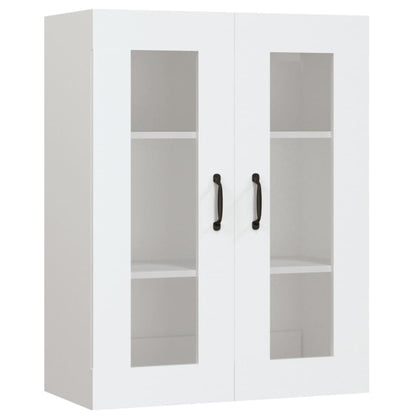 Hanging Wall Cabinet White 69.5x34x90 cm