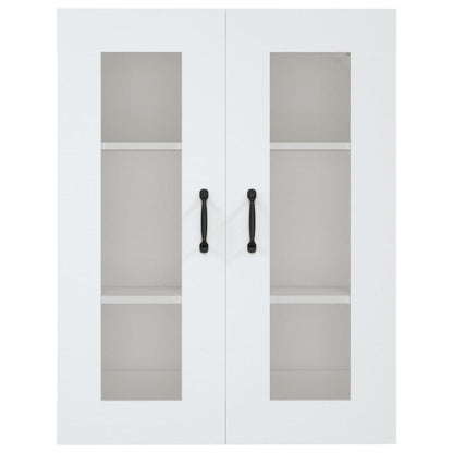 Hanging Wall Cabinet White 69.5x34x90 cm
