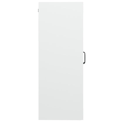 Hanging Wall Cabinet White 69.5x34x90 cm
