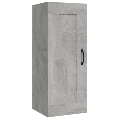 Hanging Cabinet Concrete Grey 35x34x90 cm Engineered Wood