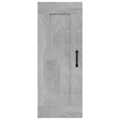 Hanging Cabinet Concrete Grey 35x34x90 cm Engineered Wood