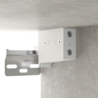 Hanging Cabinet Concrete Grey 35x34x90 cm Engineered Wood