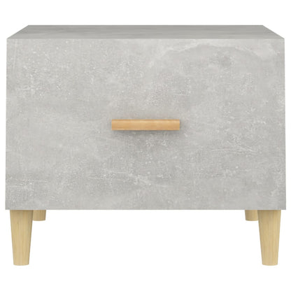 Coffee Tables 2 pcs Concrete Grey 50x50x40 cm Engineered Wood