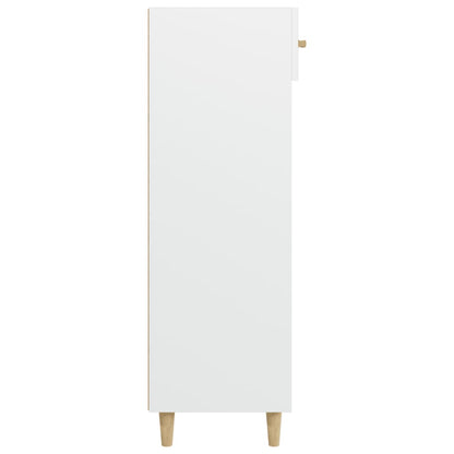 Shoe Cabinet White 60x35x105 cm Engineered Wood