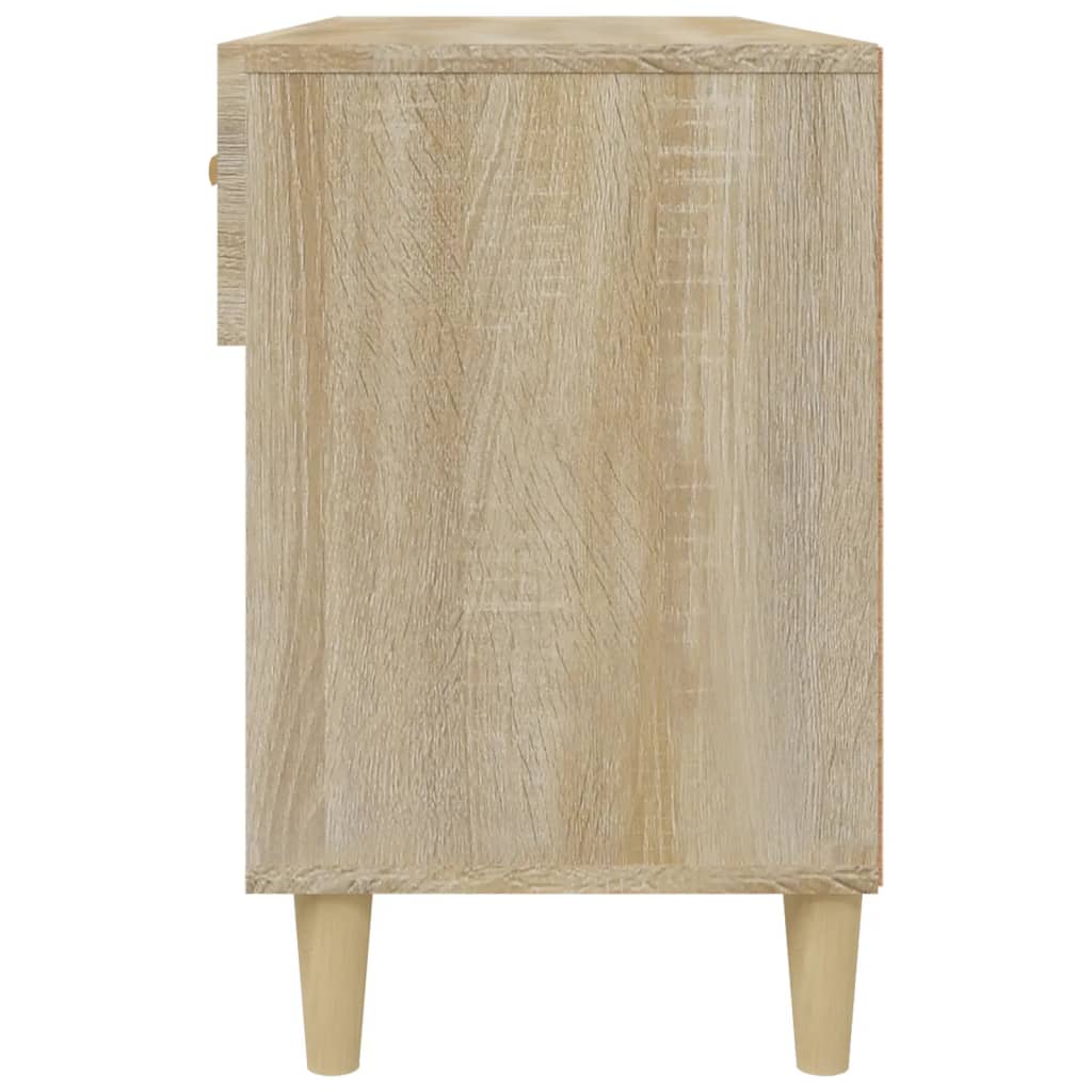 Shoe Cabinet Sonoma Oak 102x35x55 cm Engineered Wood