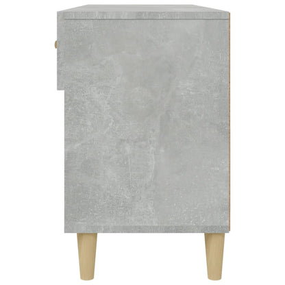 Shoe Cabinet Concrete Grey 102x35x55 cm Engineered Wood