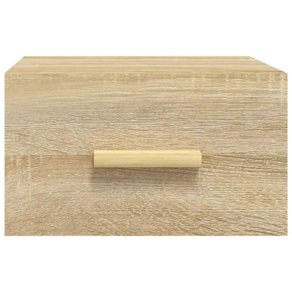 Wall-mounted Bedside Cabinets 2 pcs Sonoma Oak 35x35x20 cm