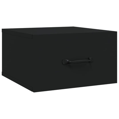 Wall-mounted Bedside Cabinets 2 pcs Black 35x35x20 cm