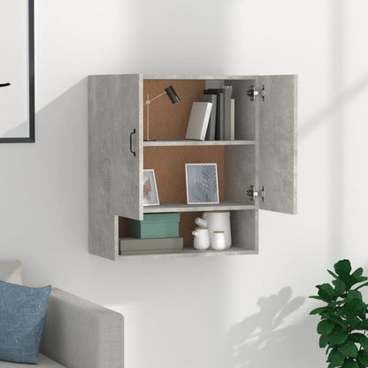 Wall Cabinet Concrete Grey 60x31x70 cm Engineered Wood