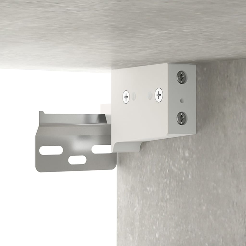 Wall Cabinet Concrete Grey 60x31x70 cm Engineered Wood