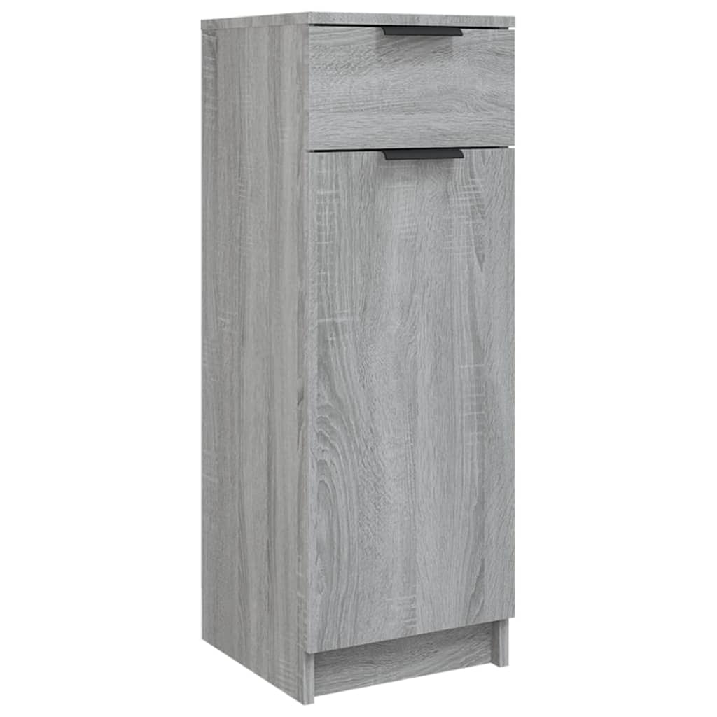 Bathroom Cabinet Grey Sonoma 32x34x90 cm Engineered Wood