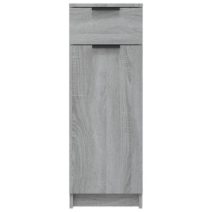 Bathroom Cabinet Grey Sonoma 32x34x90 cm Engineered Wood