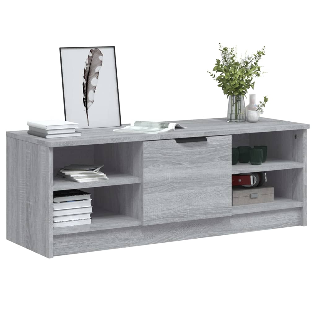 TV Cabinet Grey Sonoma 102x35.5x36.5 cm Engineered Wood