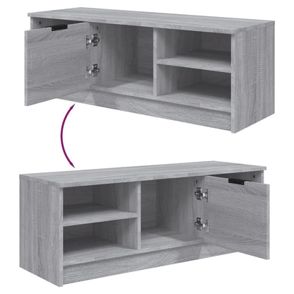 TV Cabinet Grey Sonoma 102x35.5x36.5 cm Engineered Wood
