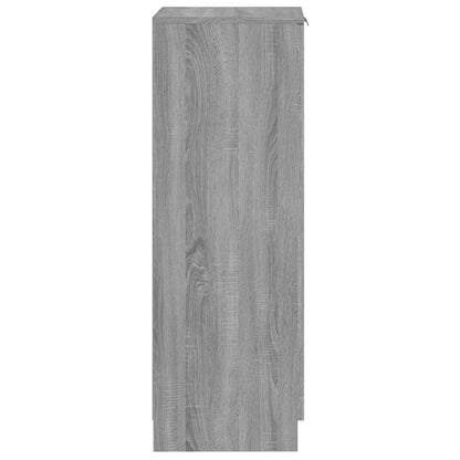 Shoe Cabinet Grey Sonoma 30x35x100 cm Engineered Wood