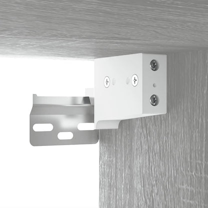 Wall Cabinet Grey Sonoma 35x34x90 cm Engineered Wood