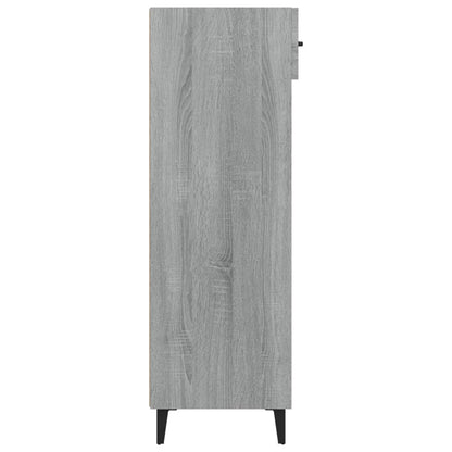 Shoe Cabinet Grey Sonoma 60x35x105 cm Engineered Wood
