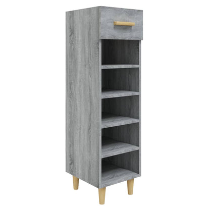 Shoe Cabinet Grey Sonoma 30x35x105 cm Engineered Wood