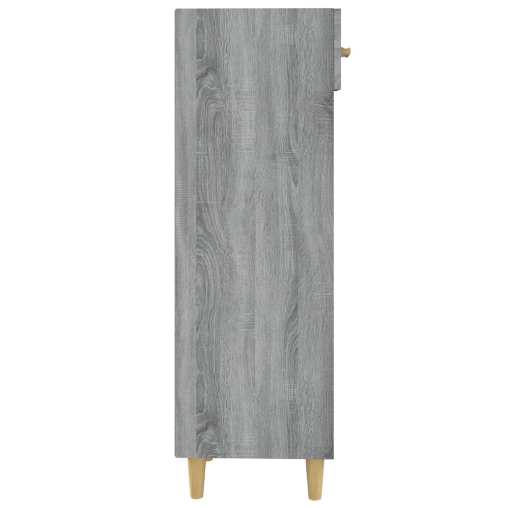 Shoe Cabinet Grey Sonoma 30x35x105 cm Engineered Wood