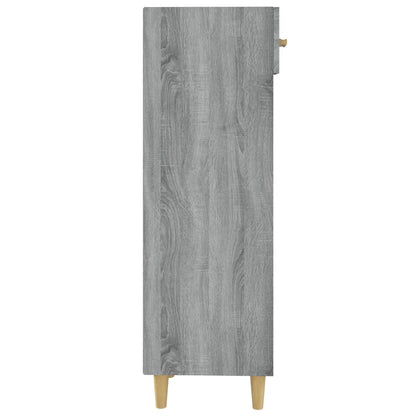 Shoe Cabinet Grey Sonoma 30x35x105 cm Engineered Wood