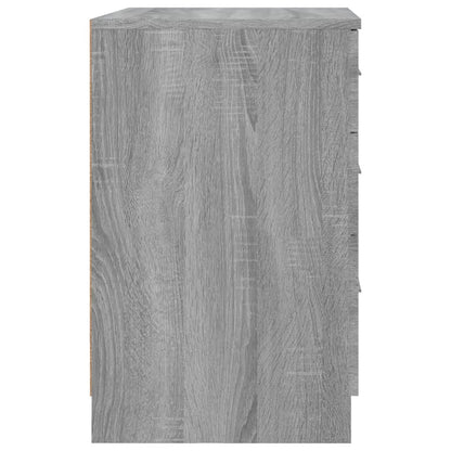 Bed Cabinet Grey Sonoma 40x40x63 cm Engineered Wood