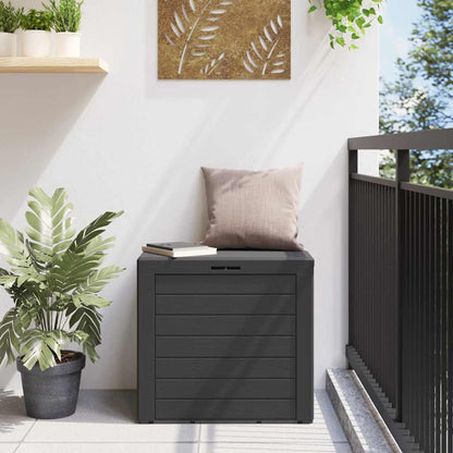 Garden Storage Box Anthracite 58.5x46x55 cm Polypropylene