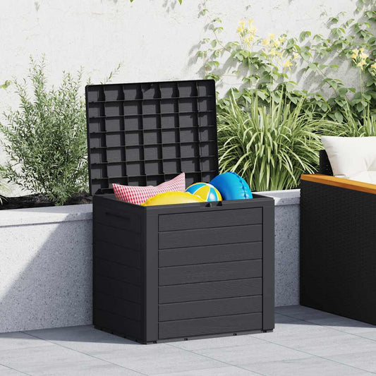 Garden Storage Box Anthracite 58.5x46x55 cm Polypropylene