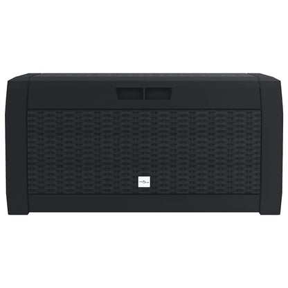 Garden Storage Box Anthracite 119x48x60 cm Polypropylene