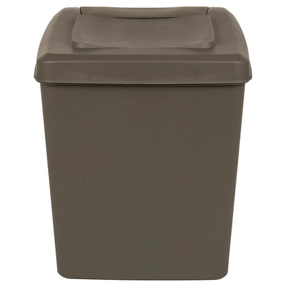 Stackable Garbage Bin Boxes 3 pcs Grey 75 L Polypropylene