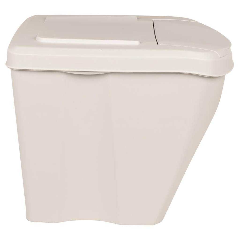 Stackable Garbage Bin Boxes 3 pcs White 75 L Polypropylene