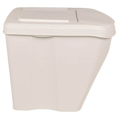 Stackable Garbage Bin Boxes 3 pcs White 75 L Polypropylene