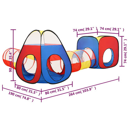 Children Play Tent Multicolour 190x264x90 cm