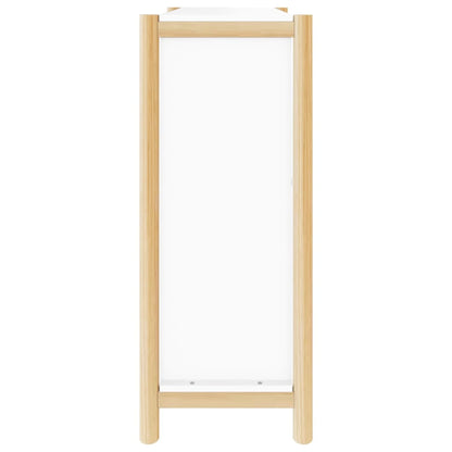 Shoe Cabinet White 57.5x33x80 cm Engineered Wood