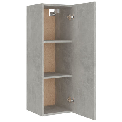 4 Piece TV Cabinet Set Concrete Grey Engineered Wood