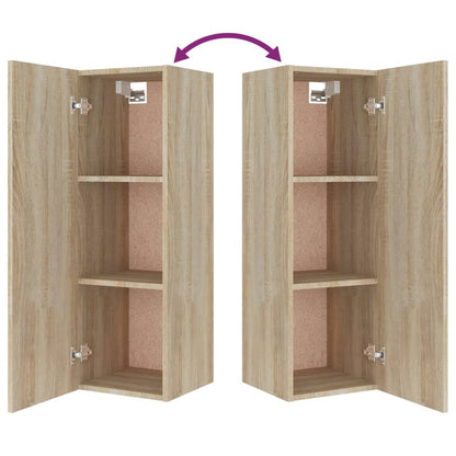 5 Piece TV Cabinet Set Sonoma Oak Engineered Wood