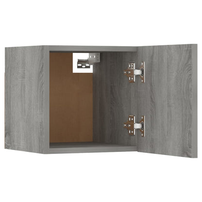 6 Piece TV Cabinet Set Grey Sonoma Engineered Wood