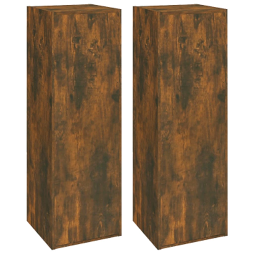 6 Piece TV Cabinet Set Smoked Oak Engineered Wood