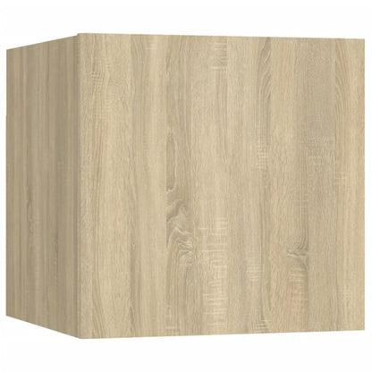 8 Piece TV Cabinet Set Sonoma Oak Engineered Wood