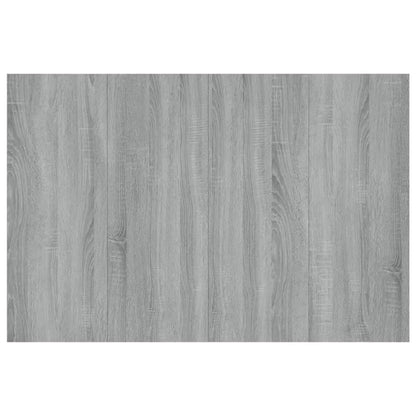 Bed Headboard with Cabinets Grey Sonoma Engineered Wood