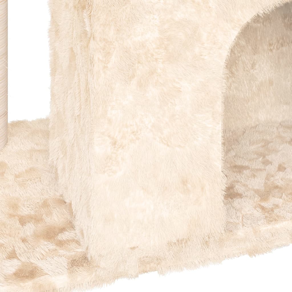 Cat Tree with Sisal Scratching Post Cream 51 cm