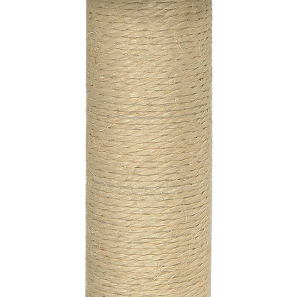 Cat Tree with Sisal Scratching Post Dark Grey 74 cm