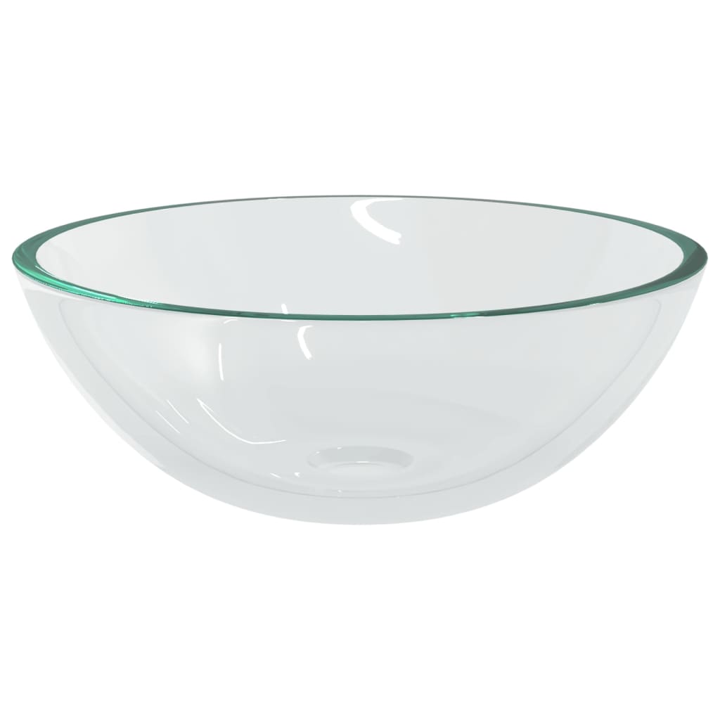 Basin Glass 50x37x14 cm Transparent