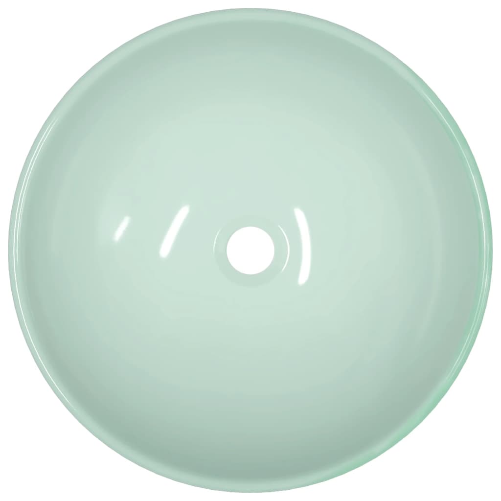 Basin Tempered Glass 42x14 cm White