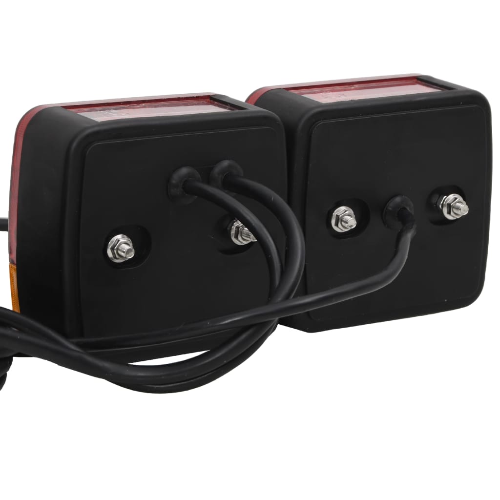 Trailer Lights 2 pcs Red 10.5x5x9.5 cm 12V Classic Bulb