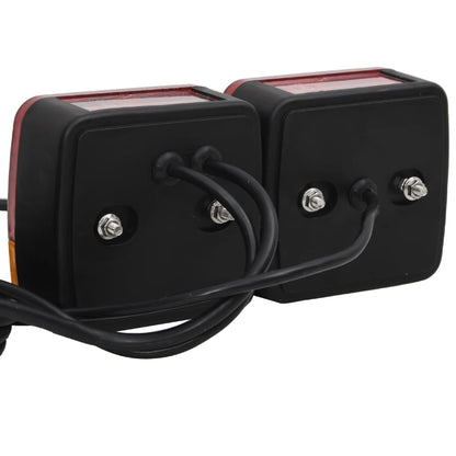 Trailer Lights 2 pcs Red 10.5x5x9.5 cm 12V Classic Bulb