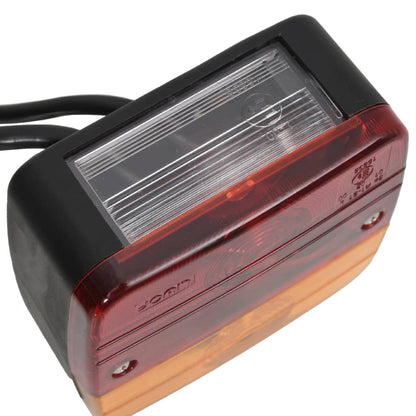 Trailer Lights 2 pcs Red 10.5x5x9.5 cm 12V Classic Bulb