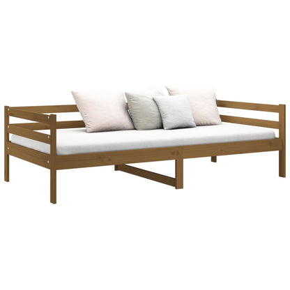 Day Bed without Mattress Honey Brown 90x190cm Solid Wood Pine
